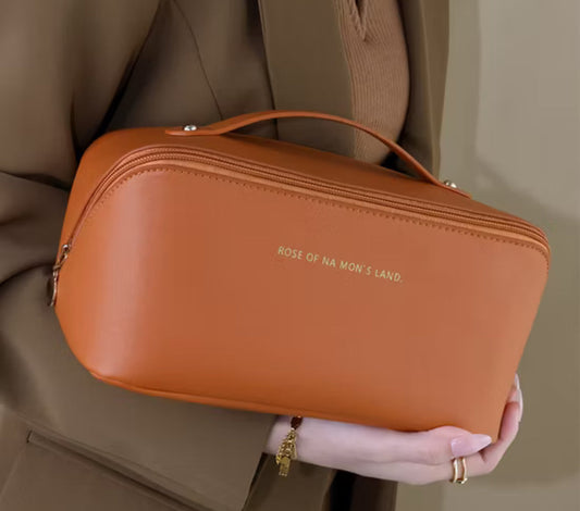 Makeup Brown travel bag