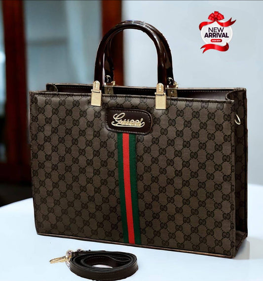 Gucci brown tote bag