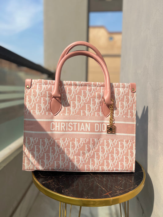 Christian dior pink tote